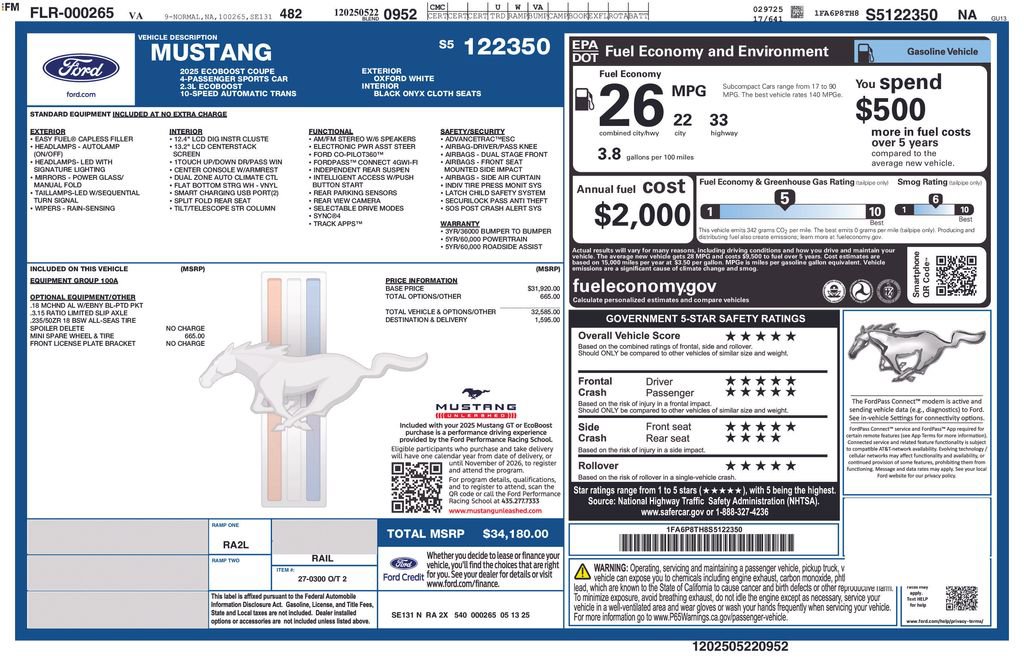 Used 2025 Ford Mustang EcoBoost image 6