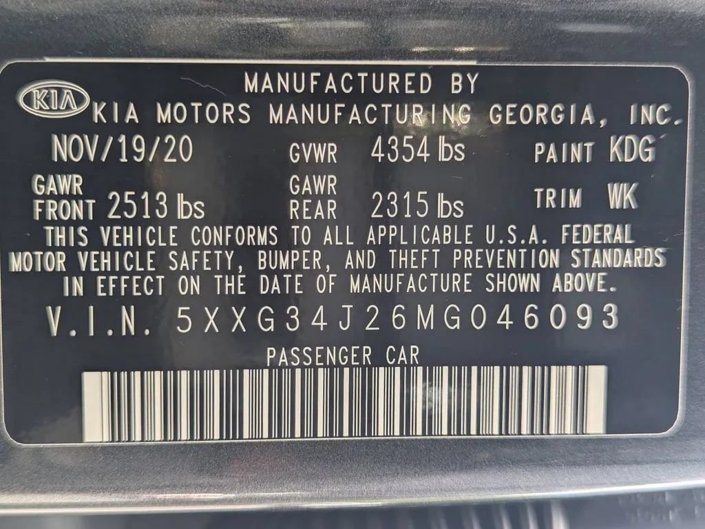 Used 2021 Kia K5 EX FWD image 28