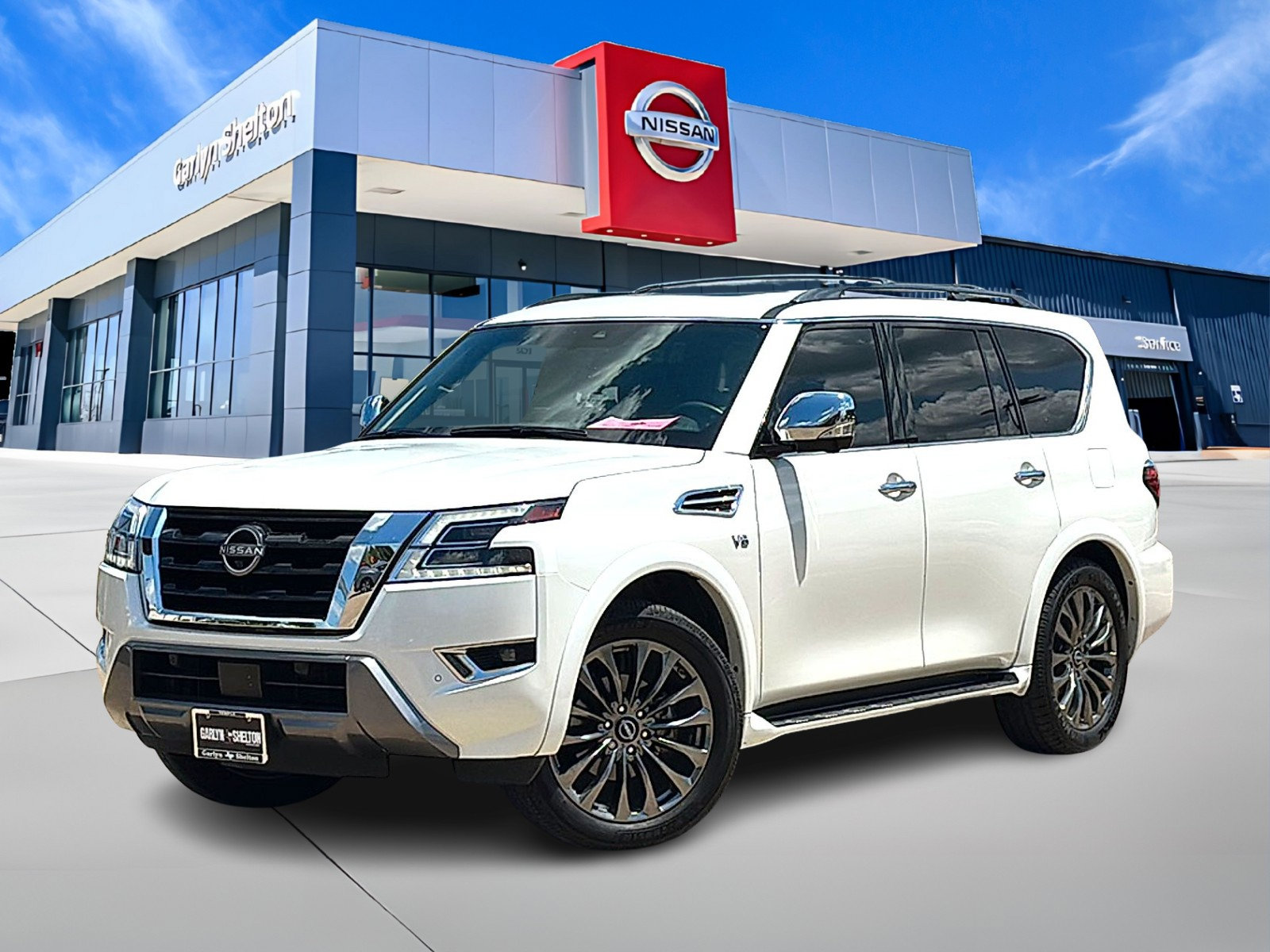 Used 2021 Nissan Armada Platinum w/ Captain's Chairs Package RWD image 1