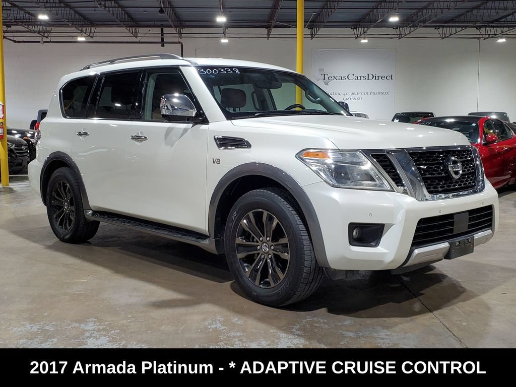 Used 2017 Nissan Armada Platinum w/ Captain Seat Package RWD image 3