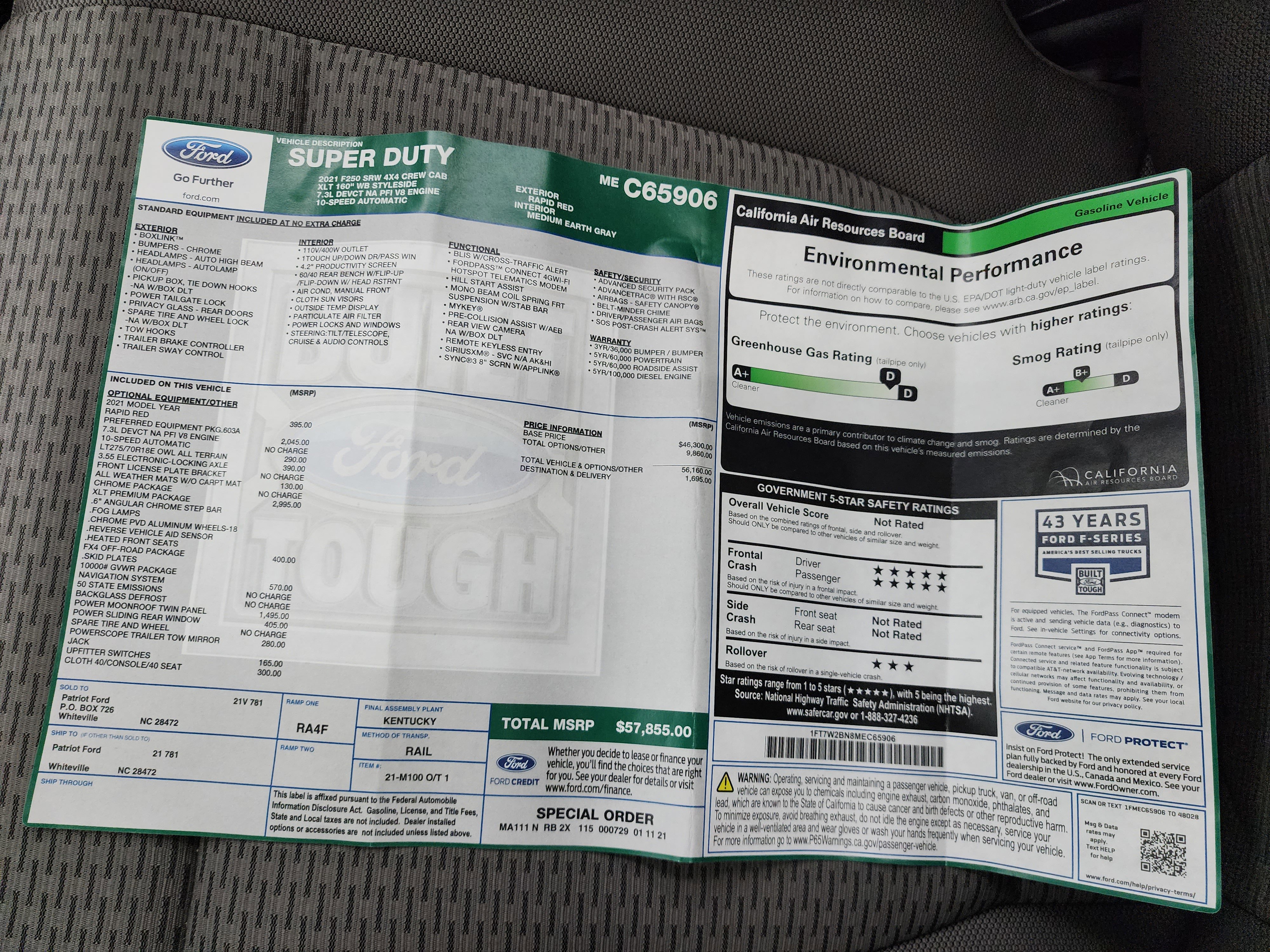 Used 2021 Ford F250 XLT w/ XLT Premium Package image 48