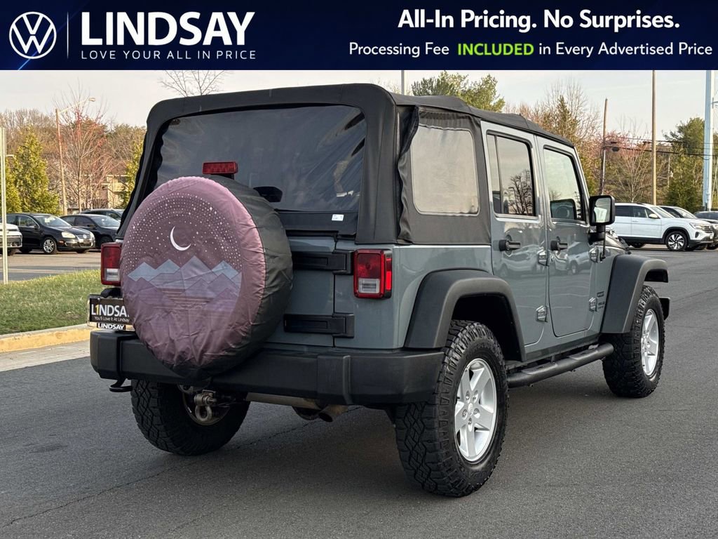 Used 2015 Jeep Wrangler Unlimited Sport w/ Quick Order Package 24S AWD/4WD image 3