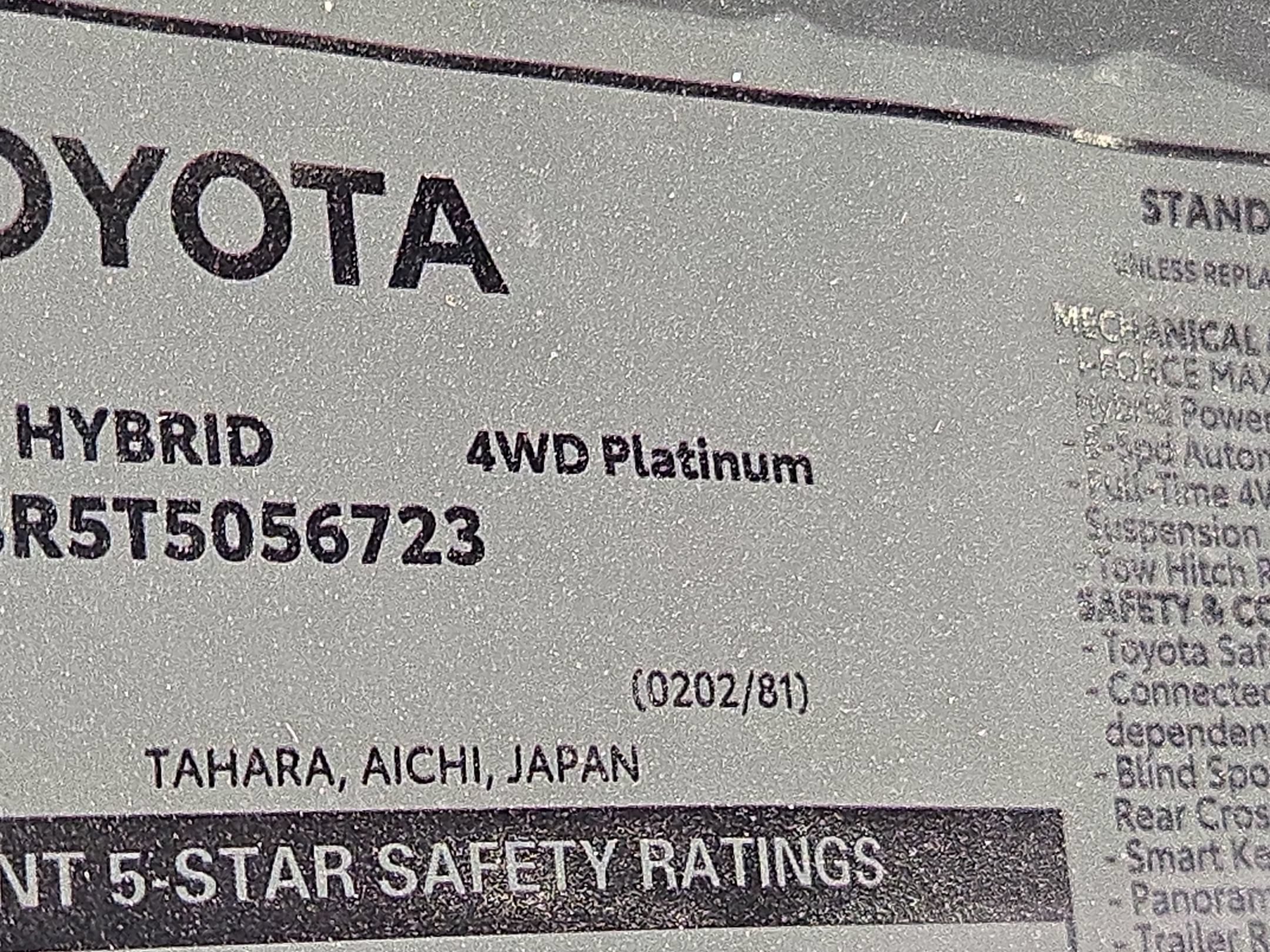 New 2026 Toyota 4Runner Platinum AWD/4WD image 25