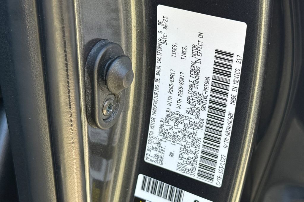 Certified 2023 Toyota Tacoma TRD Sport w/ TRD Premium Sport Package image 29