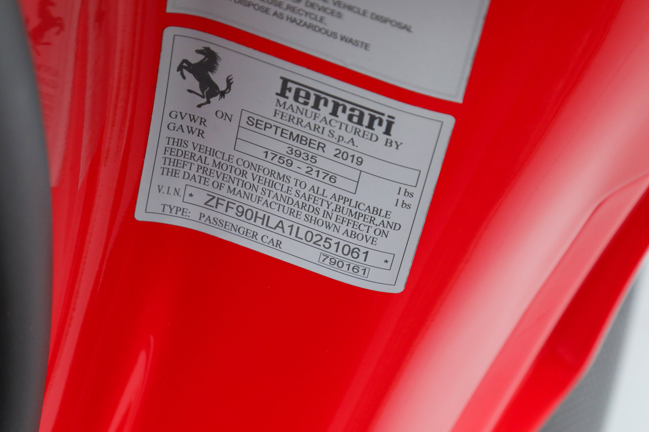 Certified 2020 Ferrari 488 Pista Coupe image 43