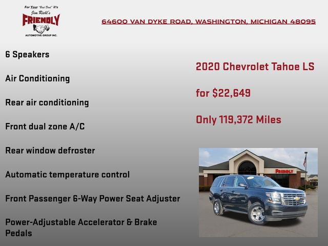 Used 2020 Chevrolet Tahoe LS w/ Enhanced Driver Alert Package image 30