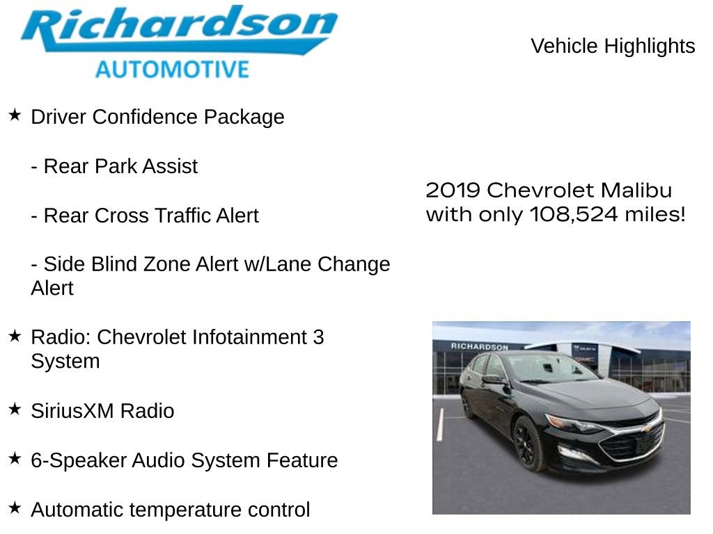 Used 2019 Chevrolet Malibu LT image 10