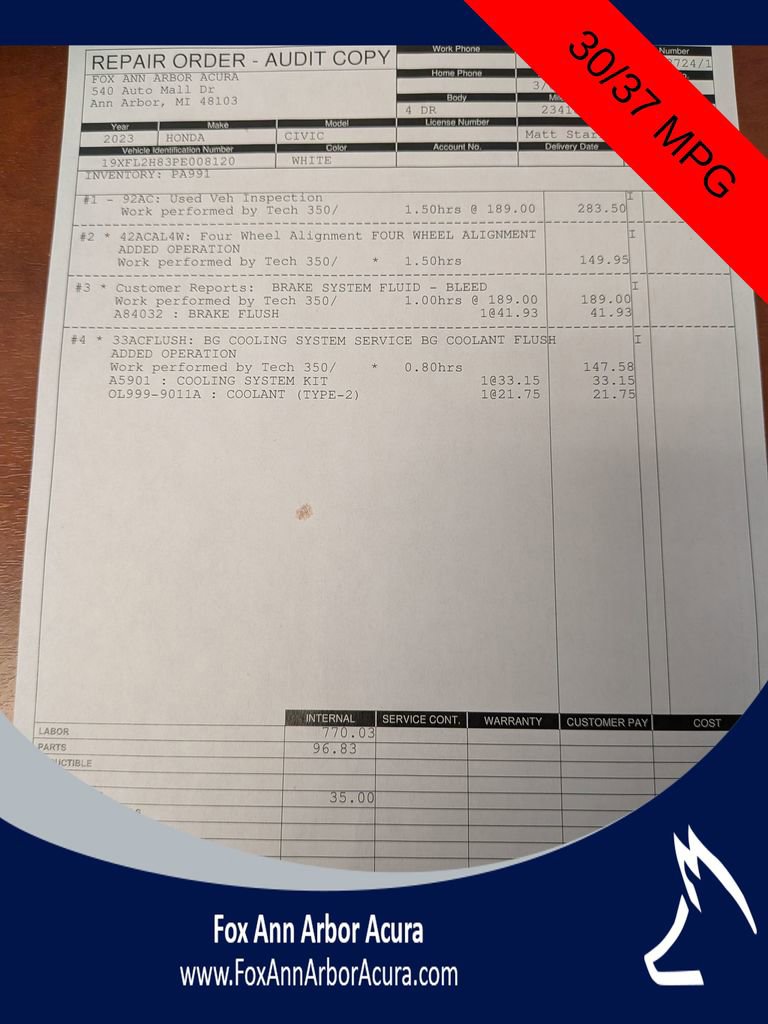 Used 2023 Honda Civic Sport image 26