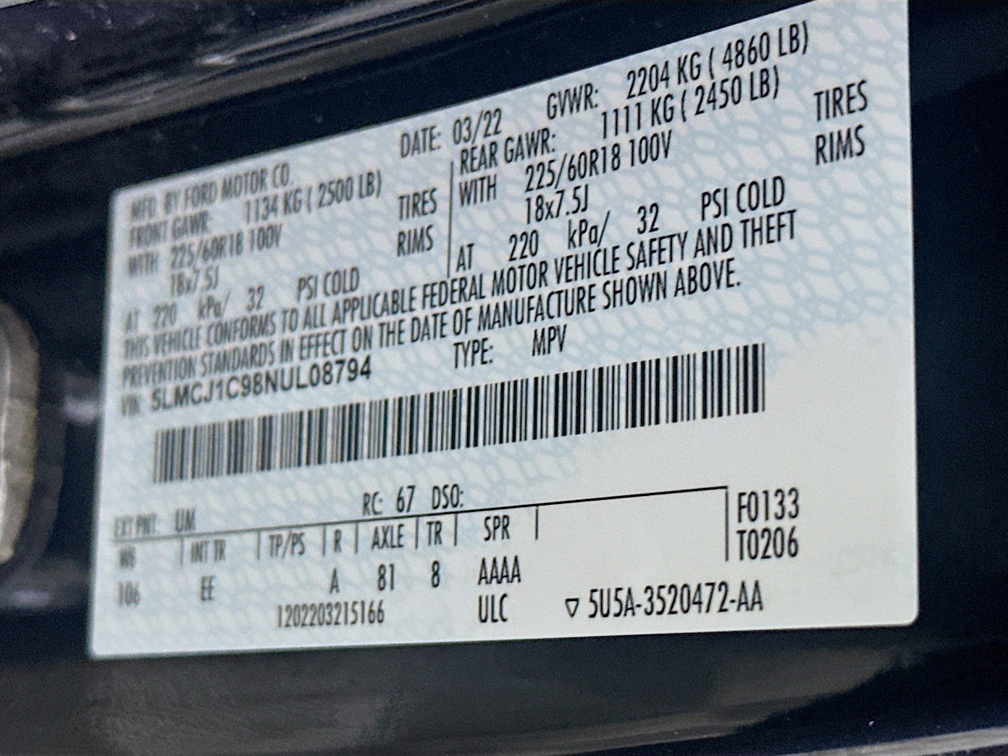 Used 2022 Lincoln Corsair FWD image 12