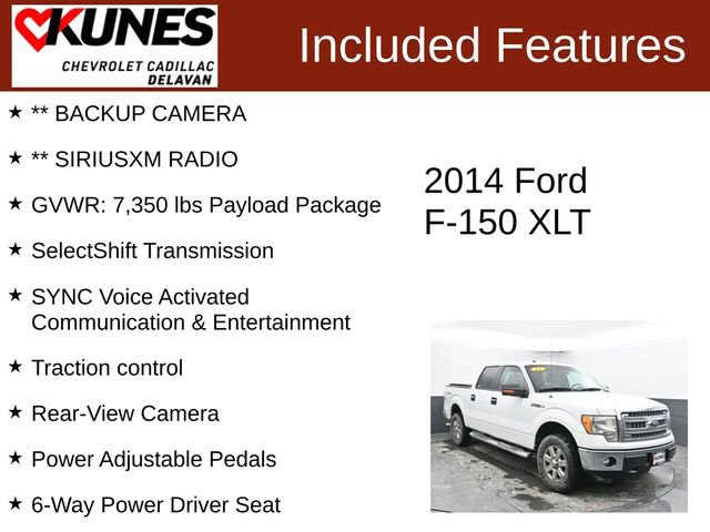 Used 2014 Ford F150 XLT w/ Equipment Group 302A Luxury image 3