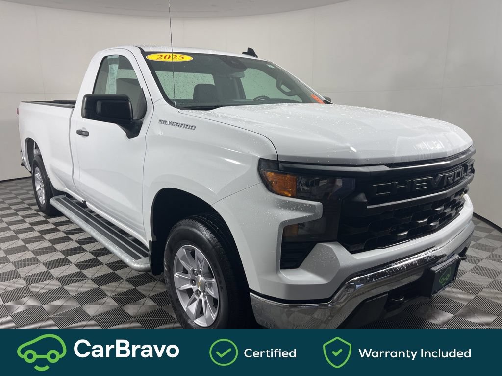 Certified 2025 Chevrolet Silverado 1500 W/T RWD image 2