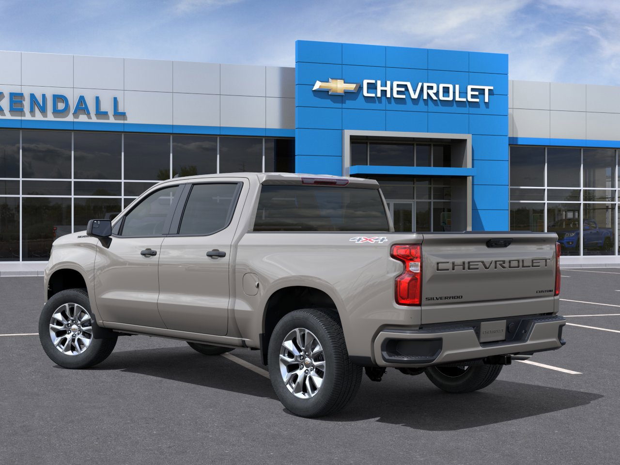 New 2026 Chevrolet Silverado 1500 Custom w/ LPO, Dark Essentials Package AWD/4WD image 3