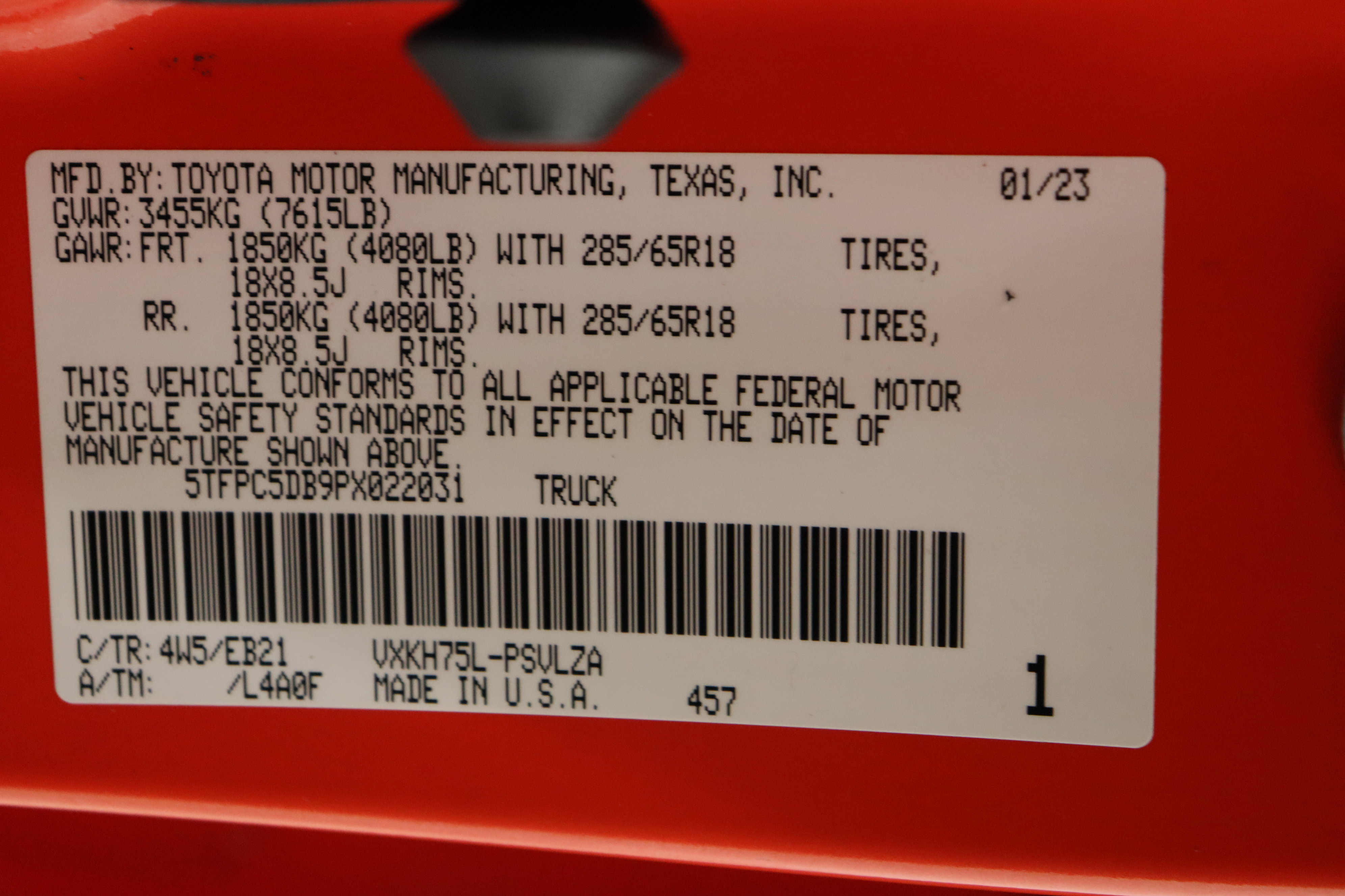Used 2023 Toyota Tundra TRD Pro AWD/4WD image 45