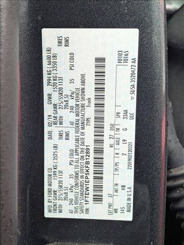 Used 2019 Ford F150 Lariat AWD/4WD image 26