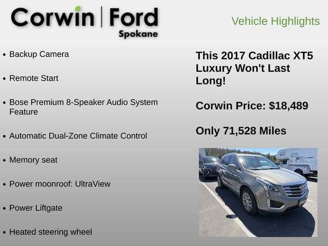 Used 2017 Cadillac XT5 Luxury AWD/4WD image 6