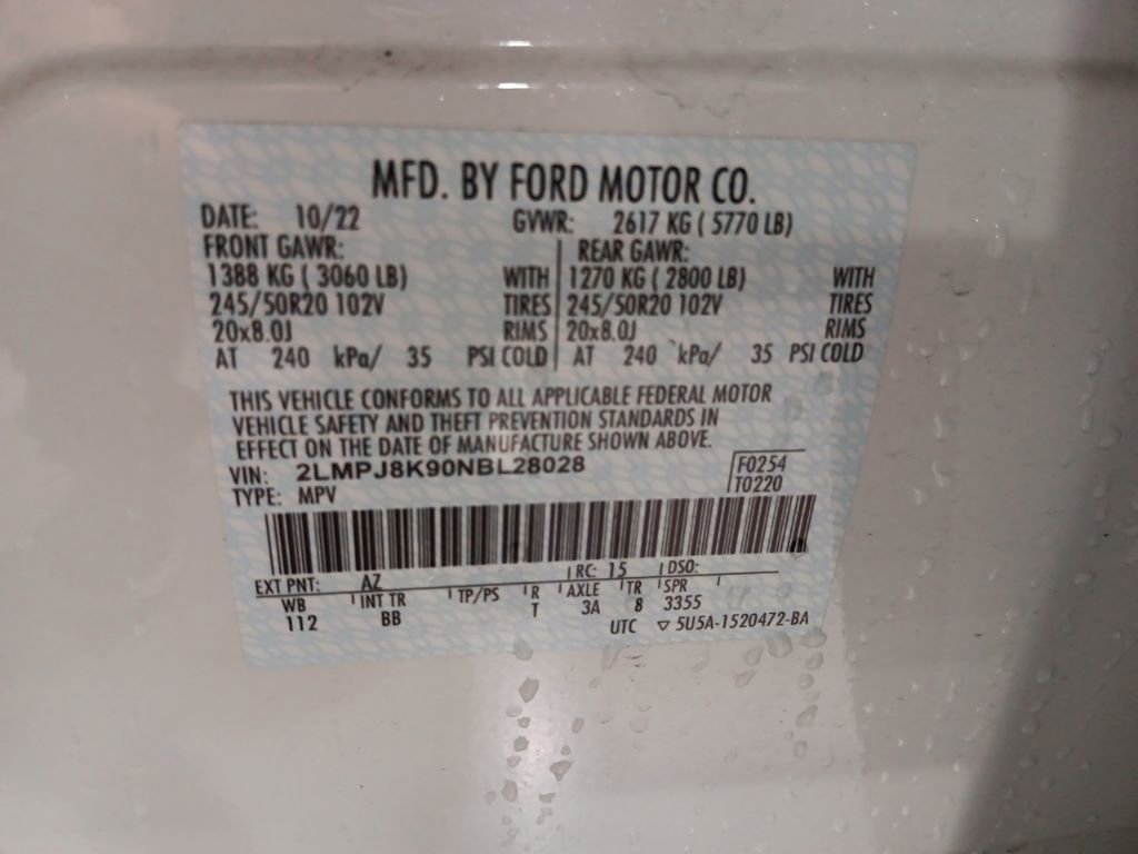 Used 2022 Lincoln Nautilus Reserve w/ Luxury Package image 10