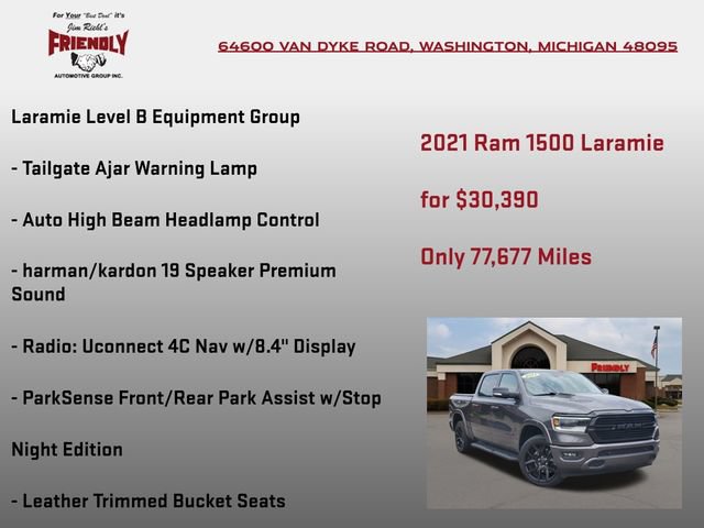 Used 2021 RAM 1500 Laramie AWD/4WD image 10