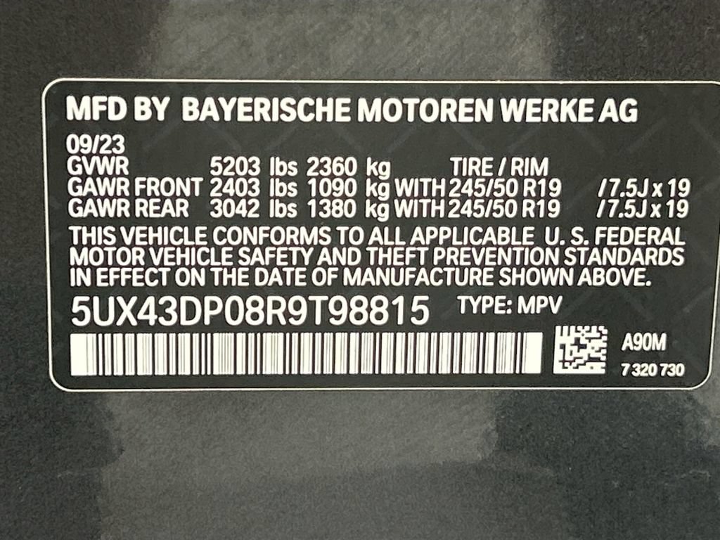Used 2024 BMW X3 sDrive30i w/ Convenience Package RWD image 34