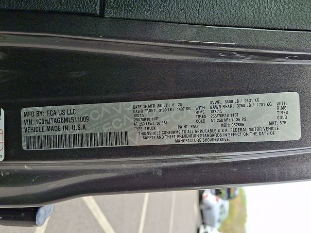 Used 2021 Jeep Gladiator Sport w/ Quick Order Package 24Q 80Th image 27