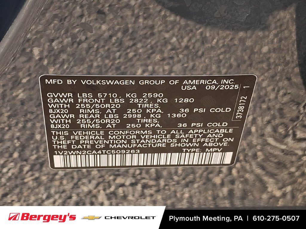 Used 2026 Volkswagen Atlas SE FWD image 30
