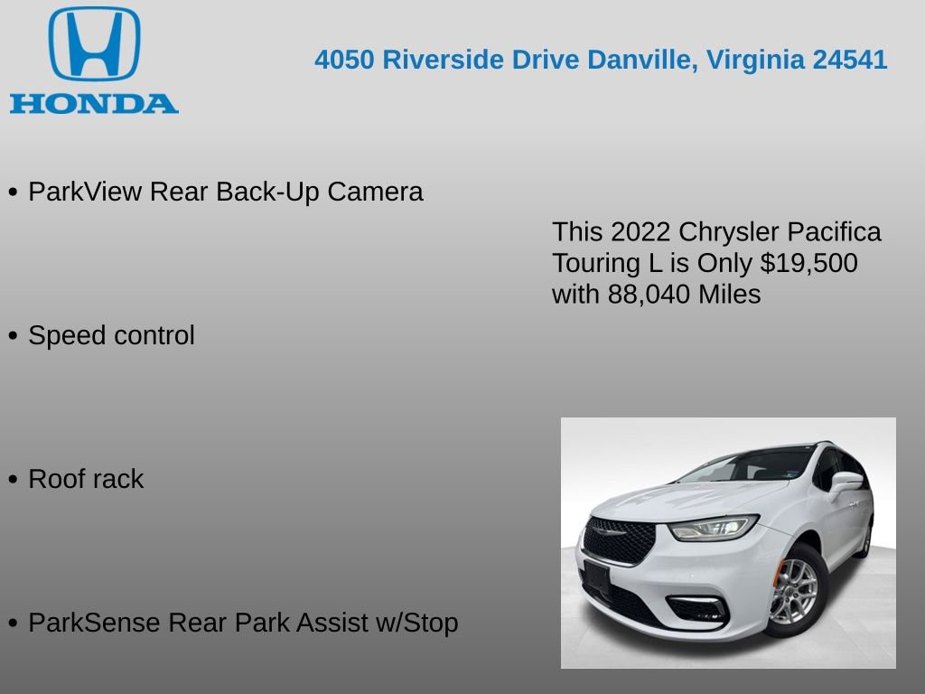 Used 2022 Chrysler Pacifica Touring-L FWD image 12