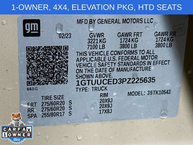 Used 2023 GMC Sierra 1500 Elevation w/ X31 Off-Road Package AWD/4WD image 30