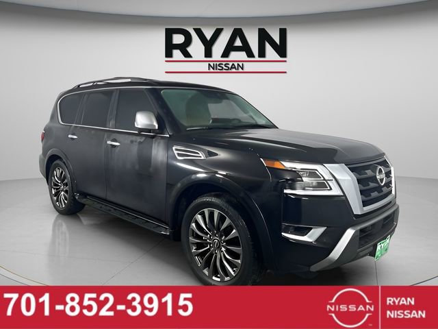 Certified 2023 Nissan Armada Platinum w/ Captain's Chairs Package image 1