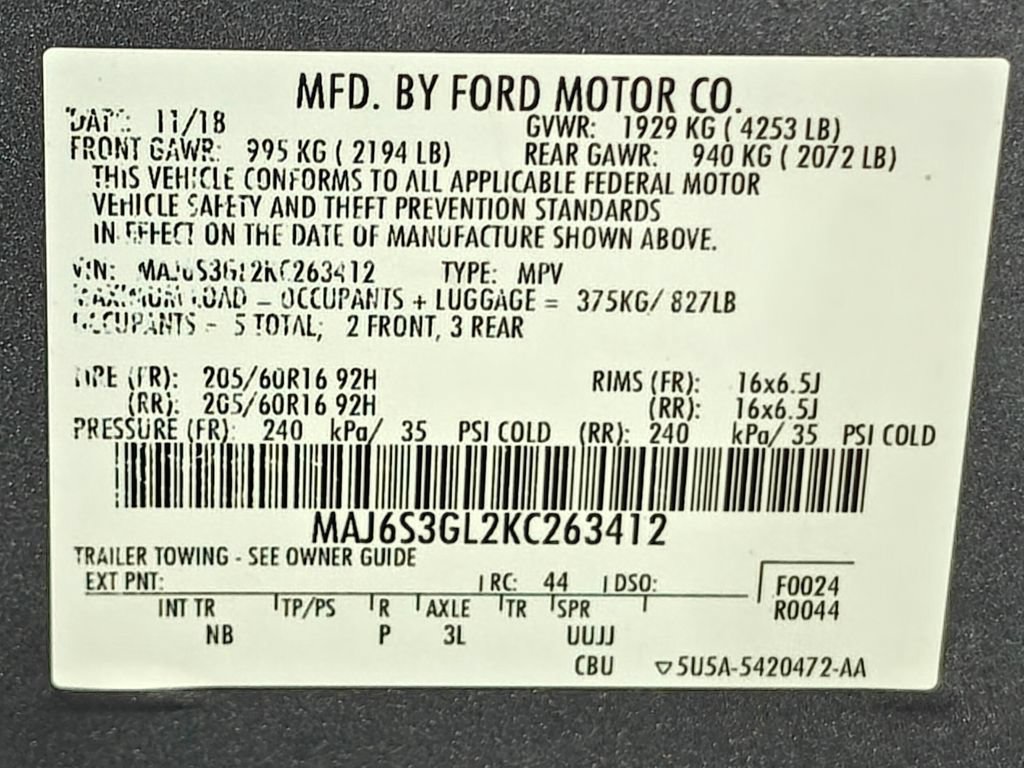 Used 2019 Ford EcoSport SE AWD/4WD image 48