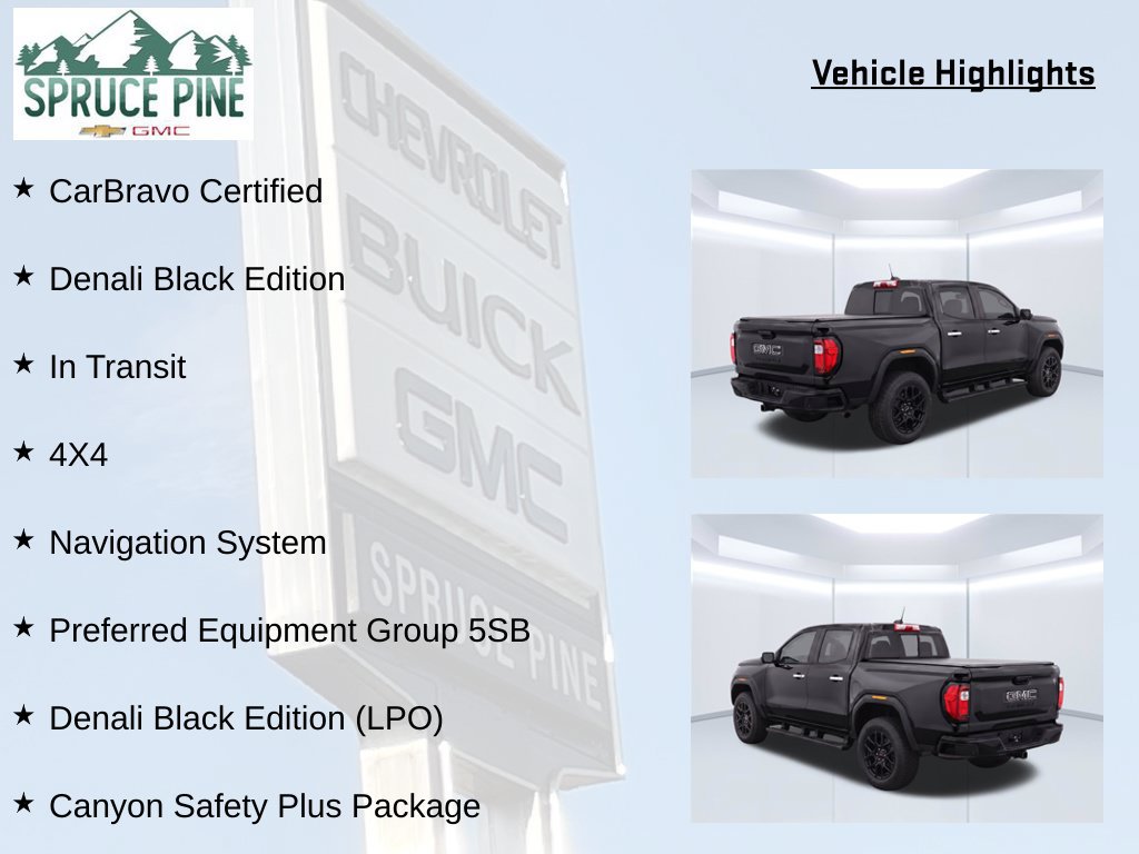Used 2026 GMC Canyon Denali w/ LPO, Denali Black Edition AWD/4WD image 9