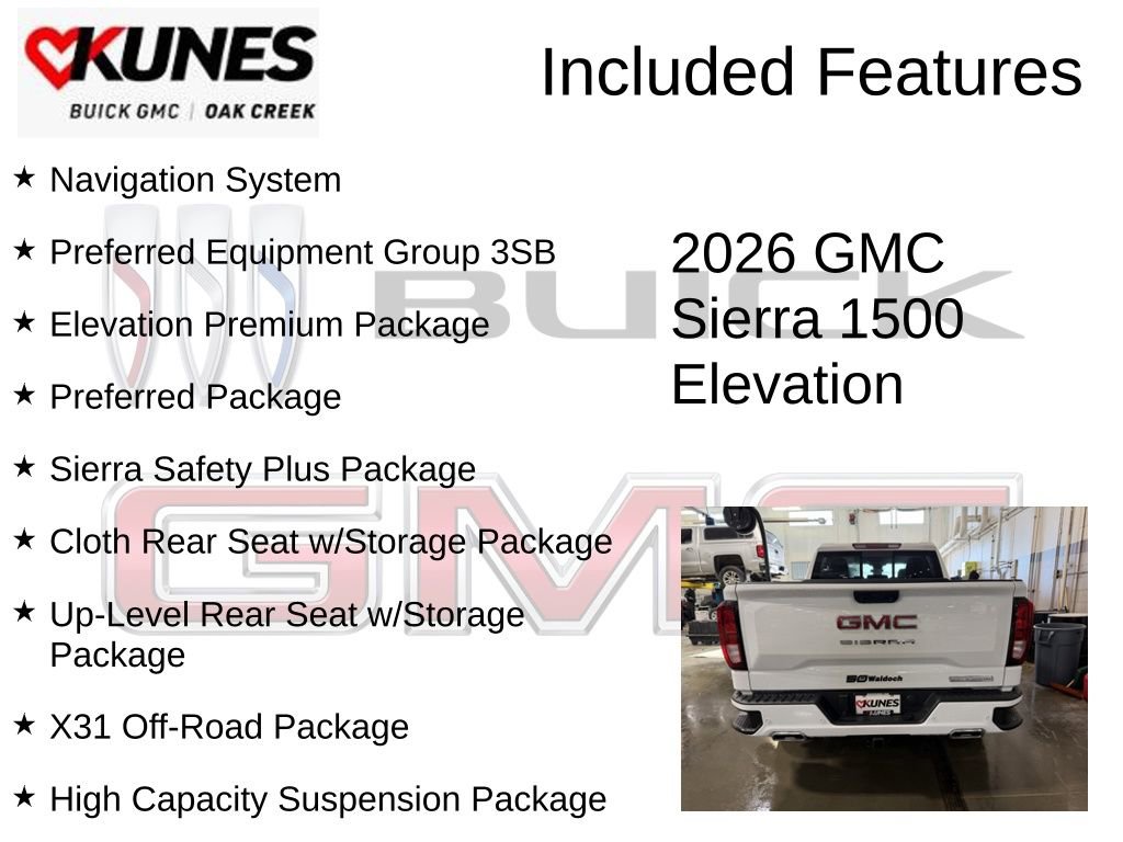 New 2026 GMC Sierra 1500 Elevation w/ Elevation Premium Package image 2