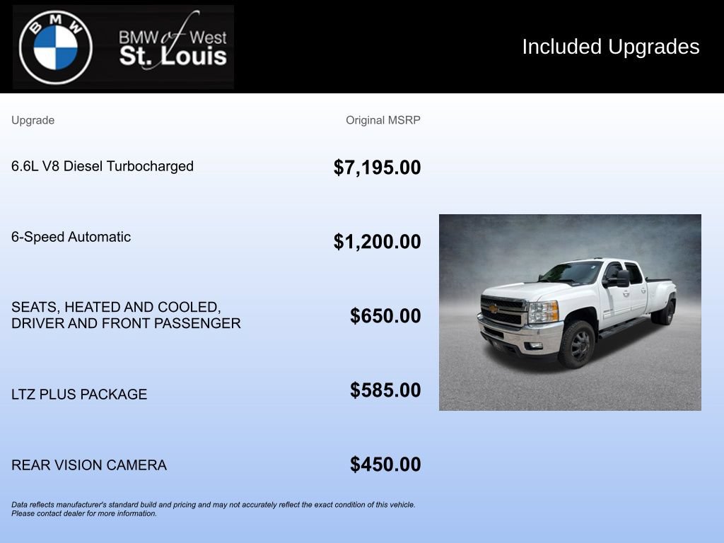 Used 2012 Chevrolet Silverado 3500 LTZ w/ LTZ Plus Package AWD/4WD image 19