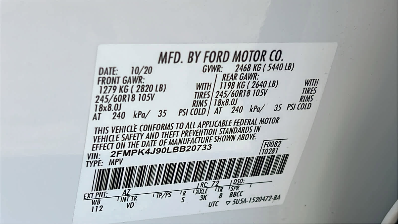 Used 2020 Ford Edge SEL w/ Convenience Package AWD/4WD image 30