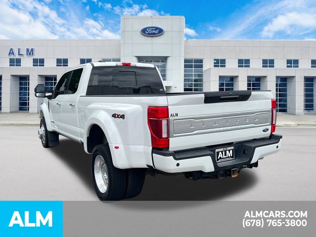 Used 2022 Ford F450 Limited w/ Snow Plow Prep Package AWD/4WD image 8