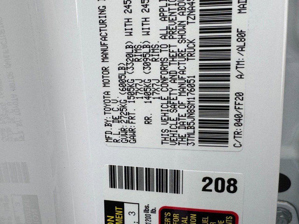 New 2025 Toyota Tacoma 4x4 Double Cab image 18