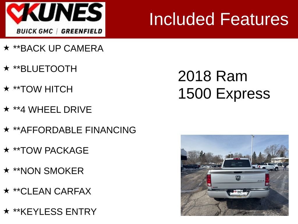 Used 2018 RAM 1500 Express image 2