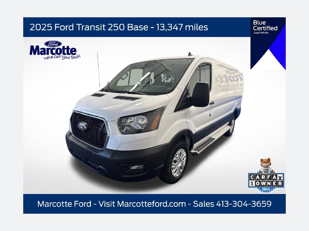 Certified 2025 Ford Transit 250 Low Roof w/ Exterior Upgrade Package