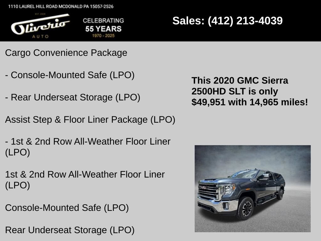 Used 2020 GMC Sierra 2500 SLT w/ SLT Convenience Package AWD/4WD image 10