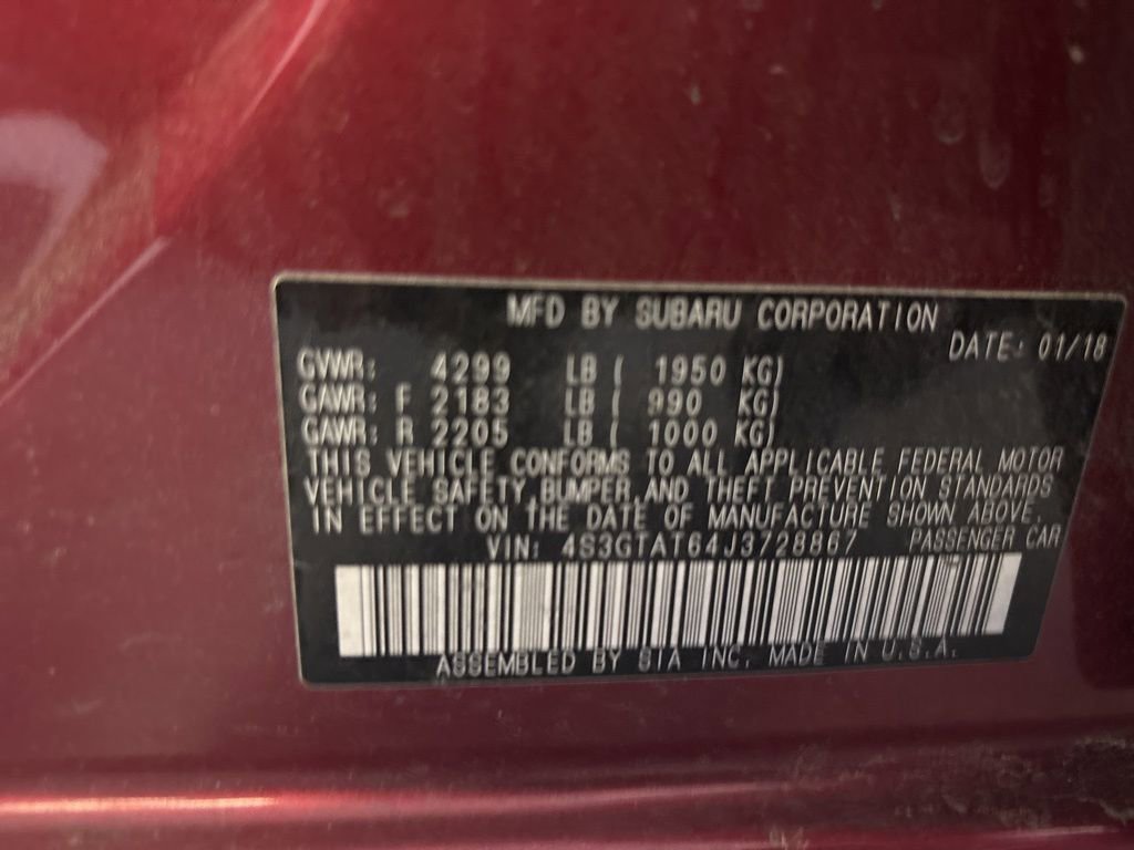 Used 2018 Subaru Impreza 2.0i Limited image 2