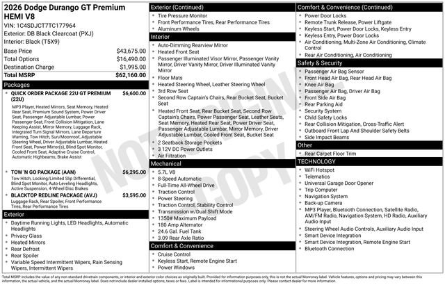 Used 2026 Dodge Durango GT AWD/4WD image 35