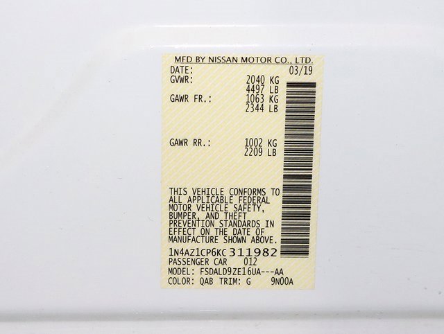 Used 2019 Nissan Leaf SV image 37