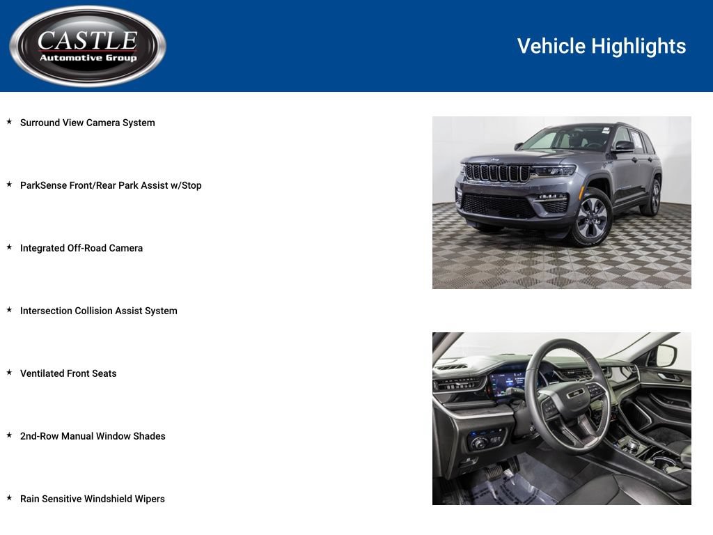 Used 2022 Jeep Grand Cherokee Limited 4xe w/ Luxury Tech Group II AWD/4WD image 12