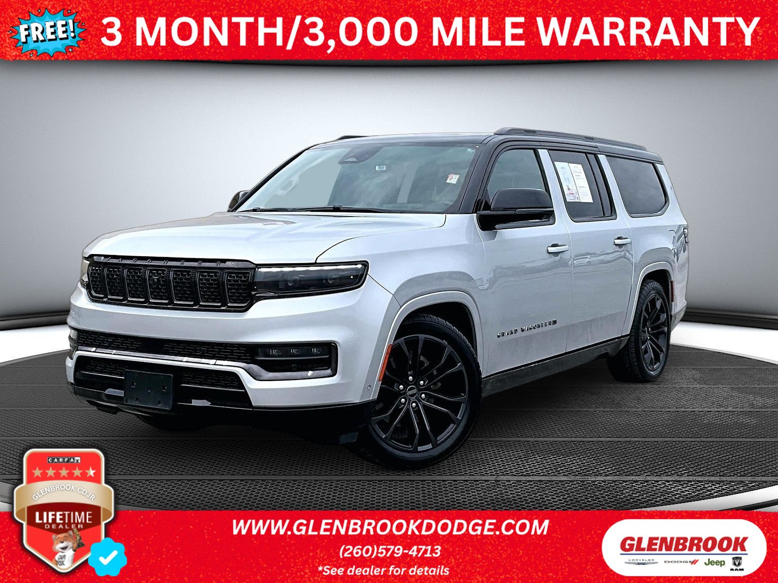Used 2024 Jeep Grand Wagoneer L Series II w/ Quick Order Packagew 28T AWD/4WD image 1