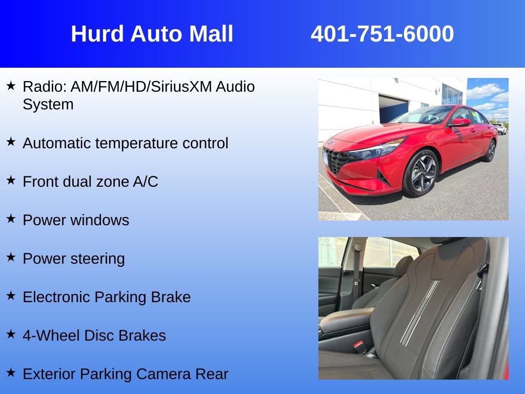 Used 2023 Hyundai Elantra SEL w/ Convenience Package FWD image 12