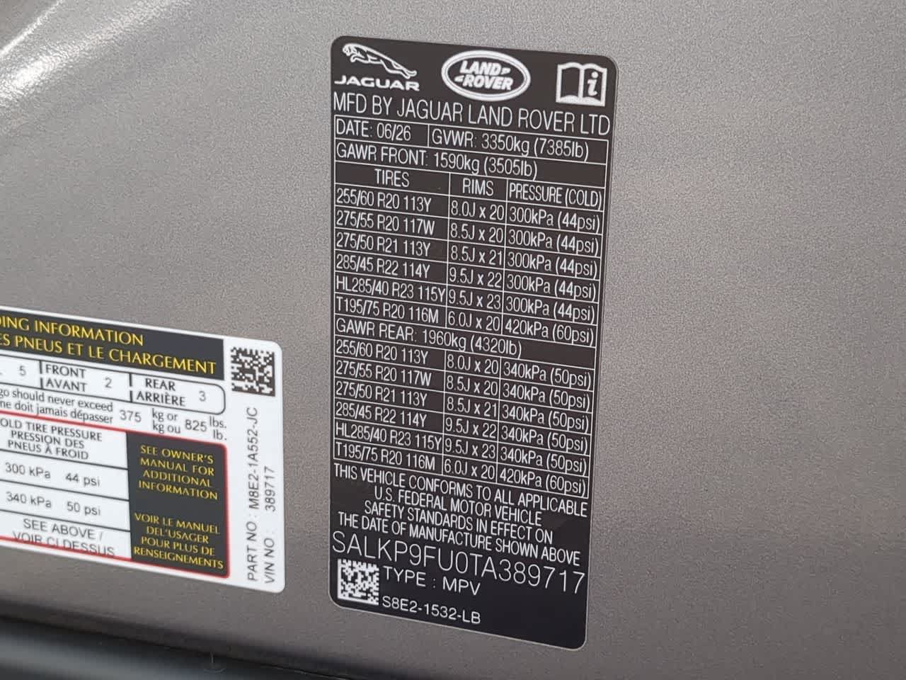 New 2026 Land Rover Range Rover SE AWD/4WD image 37