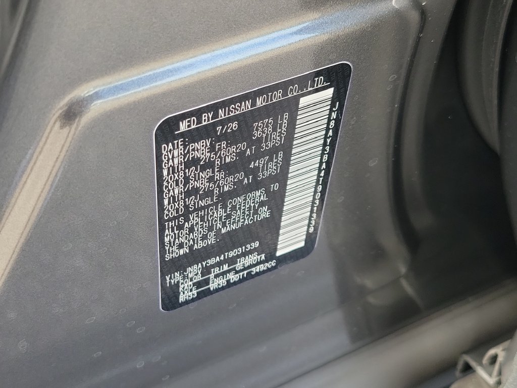 New 2026 Nissan Armada SL RWD image 33