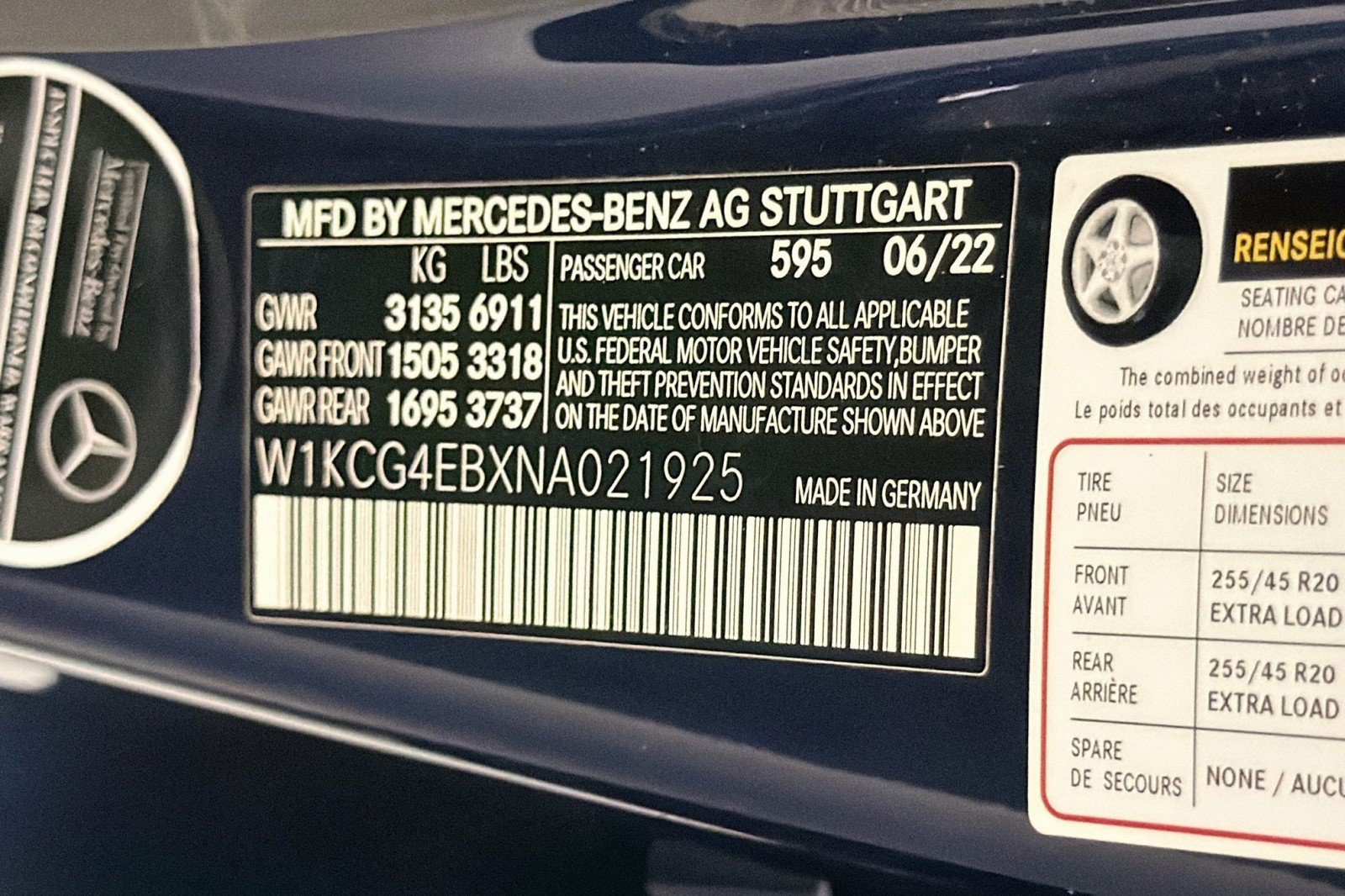 Certified 2022 Mercedes-Benz EQS 580 4MATIC Sedan image 24