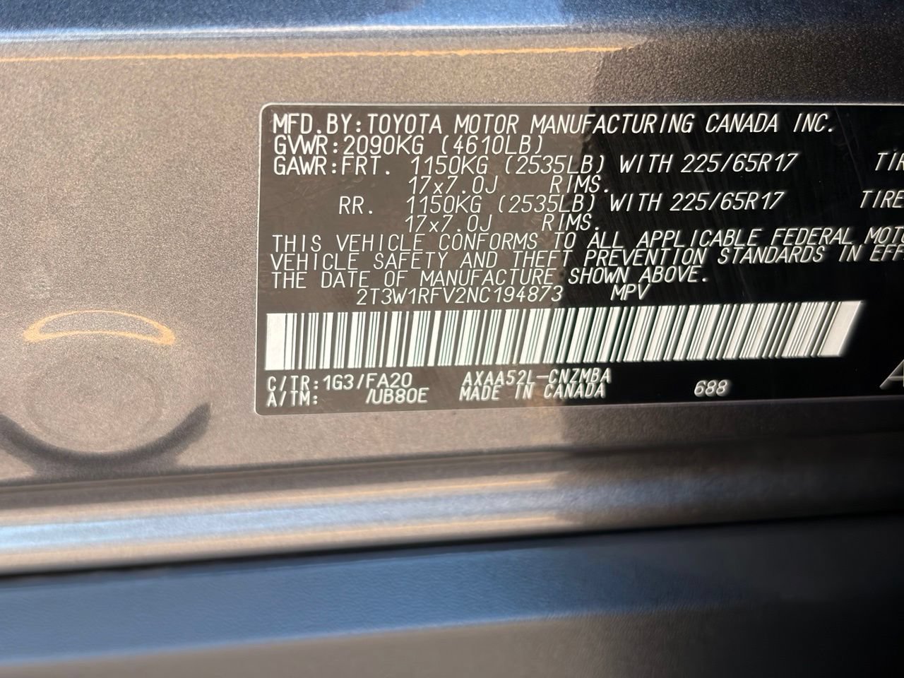 Used 2022 Toyota RAV4 XLE w/ Convenience Package FWD image 32