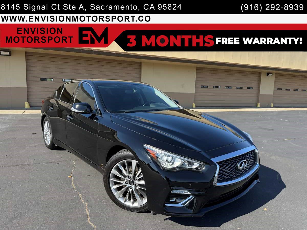 Used 2021 INFINITI Q50 Luxe RWD image 1