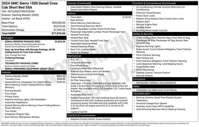 Used 2024 GMC Sierra 1500 Denali w/ Denali Reserve Package image 32