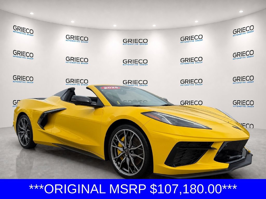 Used 2025 Chevrolet Corvette Stingray Premium Conv w/ Z51 Performance Package